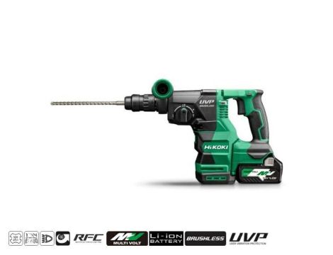 HIKOKI MŁOT SDS+ 36V DH3628DC WRZ 3,2J 2x2,5Ah MV BL +UCHWYT 13mm HSC