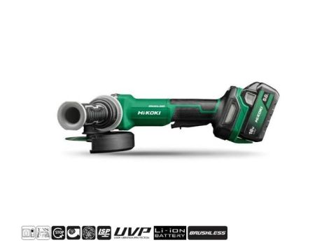 HIKOKI SZLIFIERKA KĄT. 18V 125mm G1813DVF WQZ 2x5,0Ah BL WŁ.CZUWAKOWY HSC