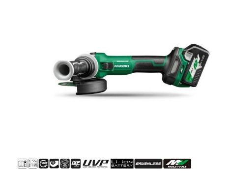 HIKOKI SZLIFIERKA KĄT. 36V 125mm G3613DE WQZ  2x2,5Ah MV BL HSC