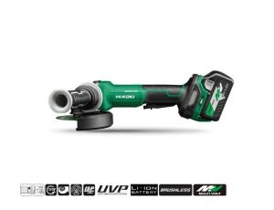 HIKOKI SZLIFIERKA KĄT. 36V 125mm G3613DVF WQZ  2x2,5Ah MV BL WŁ.CZUWAKOWY HSC