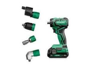 HIKOKI WKRĘTARKA 18V DS18DDQ WQZ 55Nm 2x2,0Ah BL WYMIENNE GŁOWICE HSC