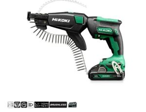 HIKOKI WKRĘTARKA DO PŁYT G/K 18V W18DB WCZ + MAGAZYNEK 2x4,0Ah BL 3000obr/min HSC