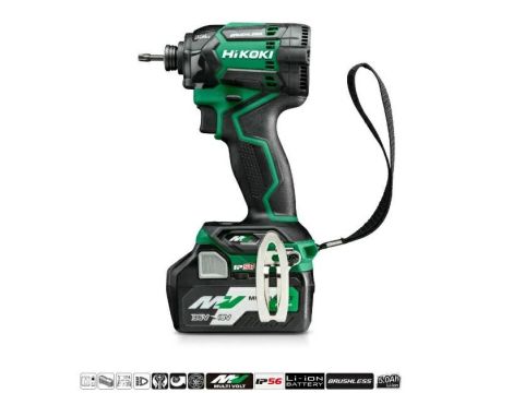 HIKOKI ZAKRĘTARKA UDAR.36V WH36DC WRZ 215Nm 2x2,5Ah MV BL IP56 HSC