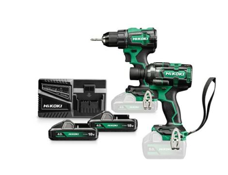 HIKOKI ZESTAW 18V KC18DE WLZ (DS18DE + WR18DH) 2x4,0Ah HSC