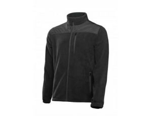 HOGERT BLUZA POLAROWA Z OXFORDEM EZRA CZARNA L (52)