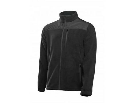 HOGERT BLUZA POLAROWA Z OXFORDEM EZRA CZARNA L (52)