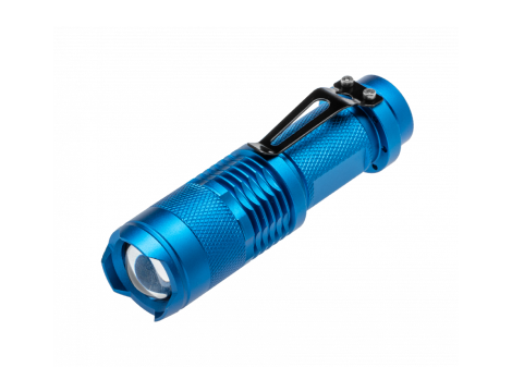 HOGERT LATARKA KIESZONKOWA ALUMINIOWA 5W 250LM  BEZ BATERII