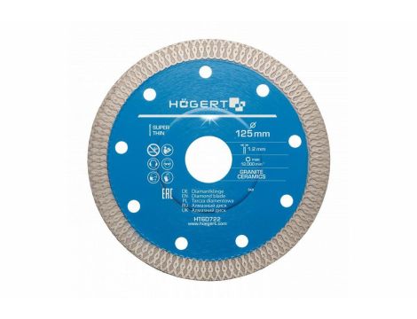 HOGERT TARCZA DIAMENTOWA 125mm DO CERAMIKI