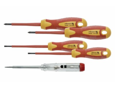 HOGERT WKRĘTAKI IZOLOWANE kpl. 5szt.  1000V  S2