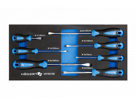 HOGERT WKRĘTAKI PŁASKIE kpl. 7szt. / WKŁAD EVA...