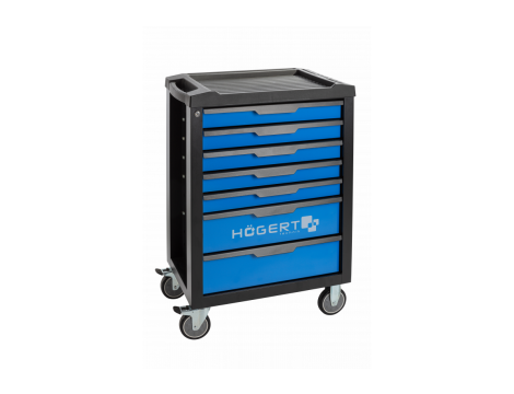 HOGERT WÓZEK WARSZTATOWY  7 SZUFLAD Z BLOKADĄ OTWARCIA SZUFLAD