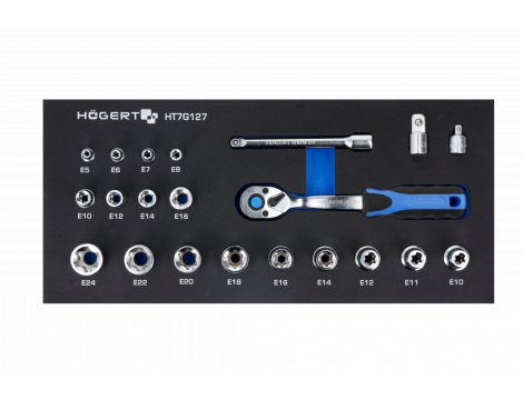 HOGERT ZESTAW KLUCZY   22el.  / WKŁAD EVA