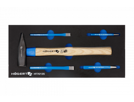 HOGERT ZESTAW NARZĘDZI 5szt., WKŁAD EVA