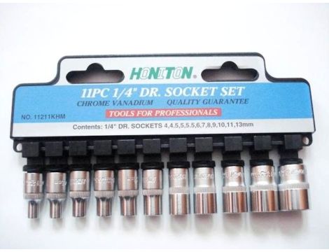 HONITON NASADKI 11cz. 1/4" HONIDRIVER - 2