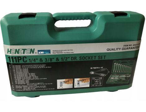 HONITON ZESTAW KLUCZY 111el.1/4"3/8"1/2 - 2