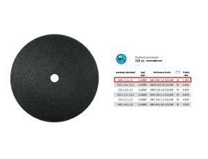 TARCZA METAL INCOFLEX  300*3,2*32 . - image 2