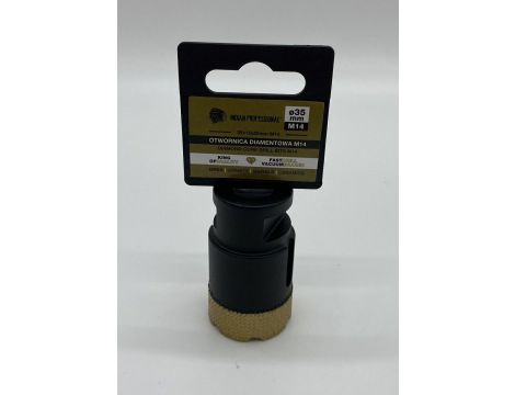 KORONA DIAMENTOWA M14  35mm WIERCENIE NA SUCHO /INDIAN PROFESSIONAL - 2