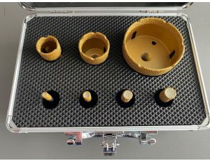 KORONA DIAMENTOWA M14 ZESTAW 6/8/10/12/25/35/68mm WIERCENIE NA SUCHO /INDIAN PROFESSIONAL - image 2