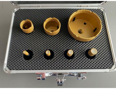 KORONA DIAMENTOWA M14 ZESTAW 6/8/10/12/25/35/68mm WIERCENIE NA SUCHO /INDIAN PROFESSIONAL - 2