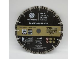 TARCZA DIAMENTOWA 230mm  25,4/22,23 SEGMENT TURBO CUT  INDIAN PROFESSIONAL