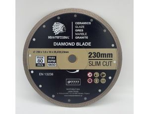 TARCZA DIAMENTOWA 230mm SLIM CUT  INDIAN PROFESSIONAL