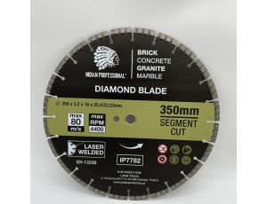 TARCZA DIAMENTOWA 350mm SEGMENT TURBO CUT  INDIAN PROFESSIONAL