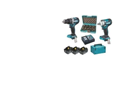 MAKITA ZES.COMBO 18V DLX2454AJ DDF483+DHR171 2x2,0Ah