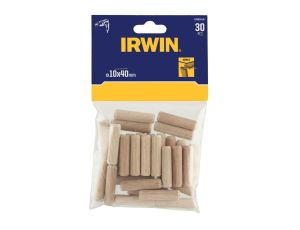 IRWIN KOŁKI DO ŁĄCZENIA ELEMENTÓW DREWNIANYCH 10 x 40mm  /30szt.