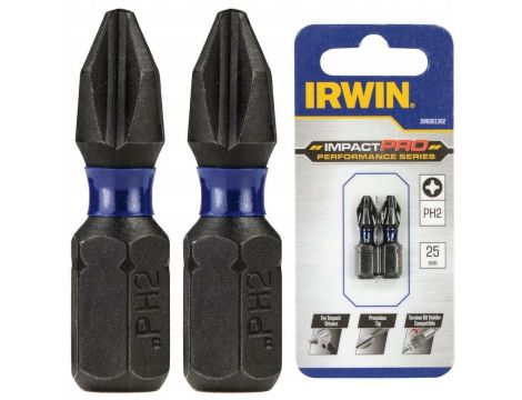 IRWIN KOŃCÓWKA UDAROWA PH2 x 25mm/2szt.