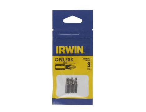 IRWIN KOŃCÓWKI kpl. 3szt.   PZ1 PZ2 PZ3 /25mm