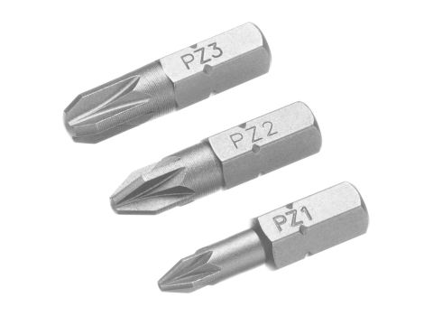 IRWIN KOŃCÓWKI kpl. 3szt.   PZ1 PZ2 PZ3 /25mm - 2