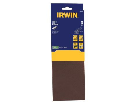 IRWIN PASY BEZKOŃCOWE 100mm x 610mm  P150  /3szt. - 2