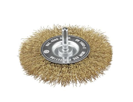 IRWIN SZCZOTKA TARCZOWA Z TRZPIENIEM 100mm x 12mm