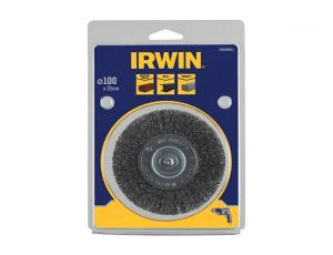 IRWIN SZCZOTKA TARCZOWA Z TRZPIENIEM 100mm x 12mm