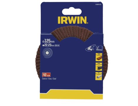 IRWIN ŚCIERNICA LISTKOWA 125mm x 22,23mm P 40 - 2