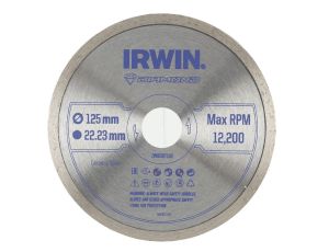 IRWIN TARCZA DIAMENTOWA 125mm x 22,23mm / PEŁNA