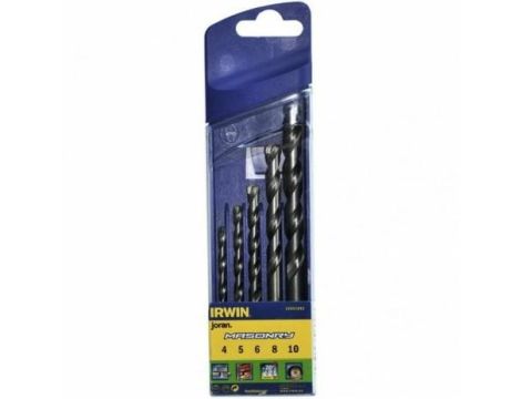 IRWIN WIERTŁO DO BETONU MASONRY KPL.5cz, *4, 5, 6, 8, 10 mm