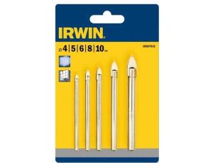 IRWIN WIERTŁO DO SZKŁA KPL.5szt. (4,5,6,8,10 mm)
