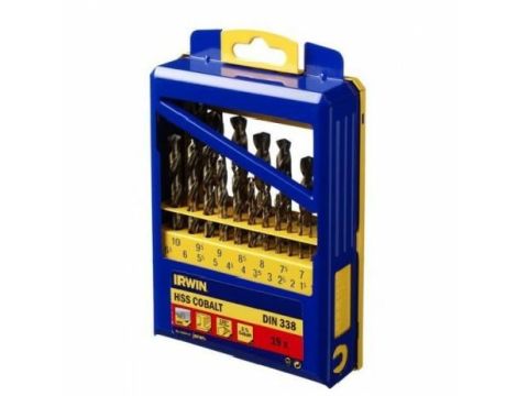 IRWIN WIERTŁO KOBALT KPL.19szt.