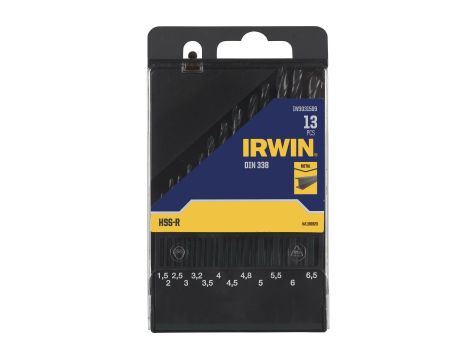 IRWIN WIERTŁO METAL HSS-R  kpl.13szt.   (1,5-6,5mm) - 2