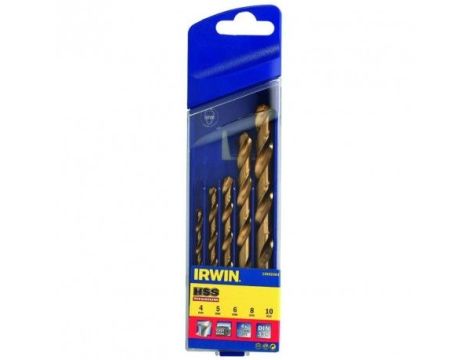 IRWIN WIERTŁO METAL TYTAN KPL. 5szt. 4.0, 5.0, 6.0, 8.0, 10.0 mm