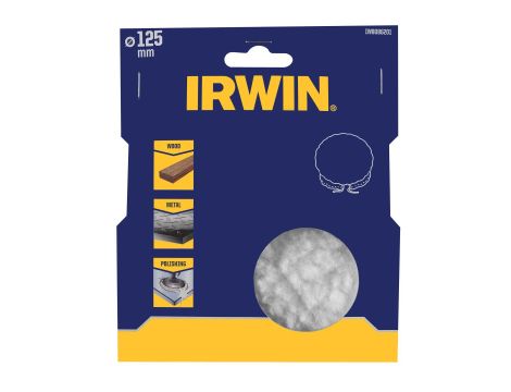 IRWIN WŁÓKNINA POLERSKA WEŁNIANA 125mm... ... - 2