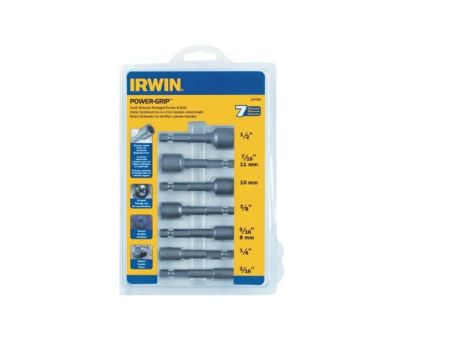 IRWIN WYKRĘTAKI DO USZKODZONYCH ŚRUB KPL. 7szt. C 3/16" - 1/2" ...