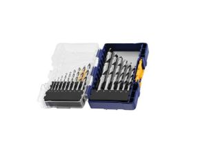 IRWIN ZESTAW 15szt. HSS PRO 1.5mm, 2mm, 2.5mm, 3mm, 3.5mm, 4mm, 4.5mm, 5mm, 5.5mm, 6mm, 6.5mm, 7mm, 8mm, 9mm, 10mm