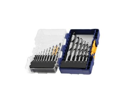 IRWIN ZESTAW 15szt. HSS PRO 1.5mm, 2mm, 2.5mm, 3mm, 3.5mm, 4mm, 4.5mm, 5mm, 5.5mm, 6mm, 6.5mm, 7mm, 8mm, 9mm, 10mm