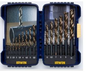 IRWIN ZESTAW 15szt. TURBOMAX 1.5mm, 2mm, 2.5mm, 3mm, 3.5mm, 4mm, 4.5mm, 5mm, 5.5mm, 6mm, 6.5mm, 7mm, 8mm, 9mm, 10mm