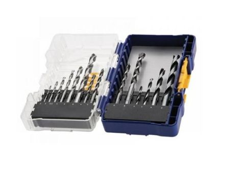 IRWIN ZESTAW 15szt. WIERTEŁ W KASETCE .......