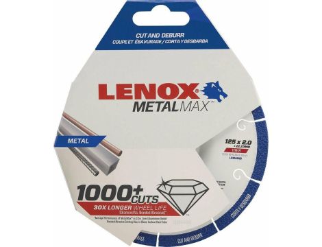 IRWIN TARCZA DO MET. 125 DIAM. TYP 27 DO CIĘCIA I USUWANIA ZADZIORÓW /LENOX .....W