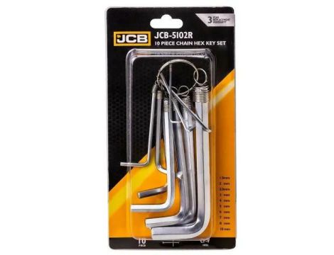 JCB IMBUSY 10szt.  1.5-10mm