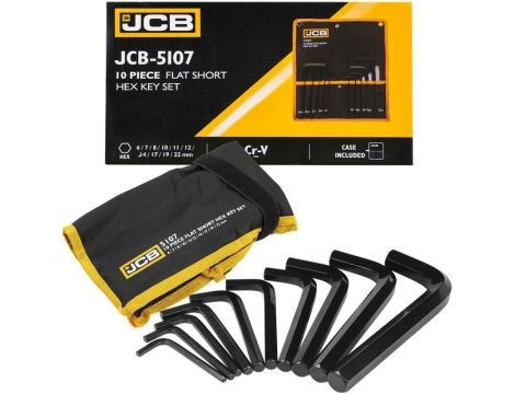 JCB IMBUSY 10szt.  6-22mm  /ETUI